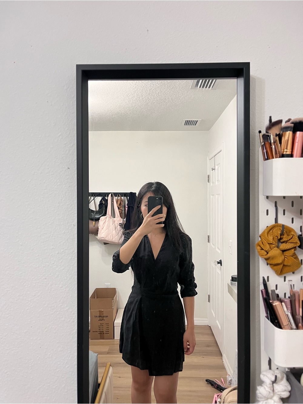 Zara Black shirt dress